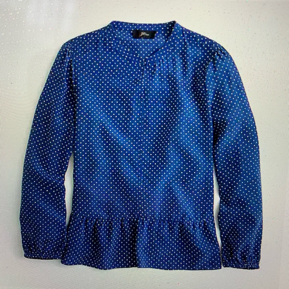 J. Crew silk blouse size 0